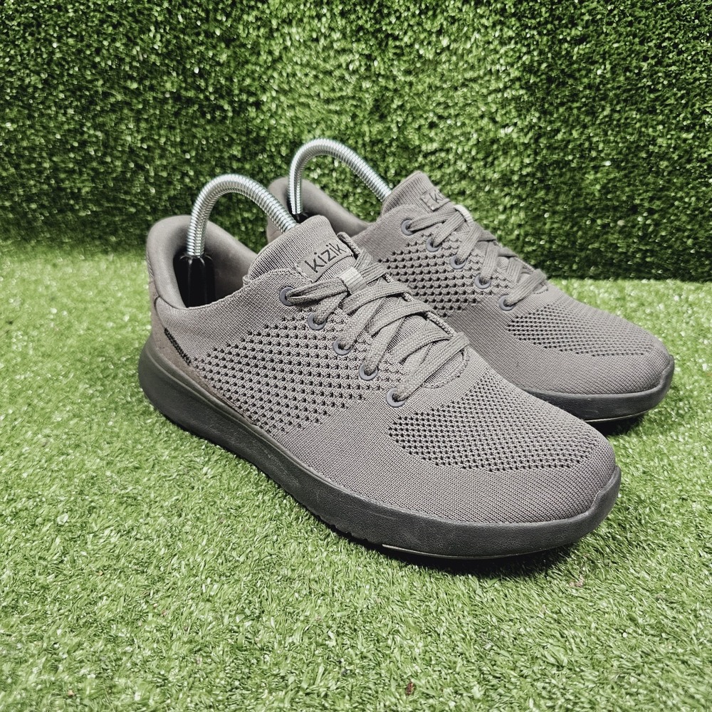 Kizik Charcoal Grey‎ Hands Free Athletic Comfort Sneakers Womens Size US 9 Wide